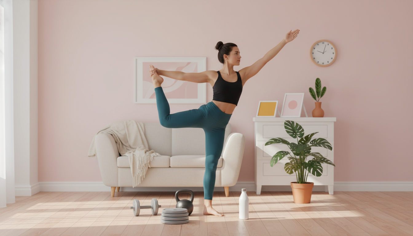 4-Week Fit-at-Home Plan: Minimal Gear Workouts + Stretches
