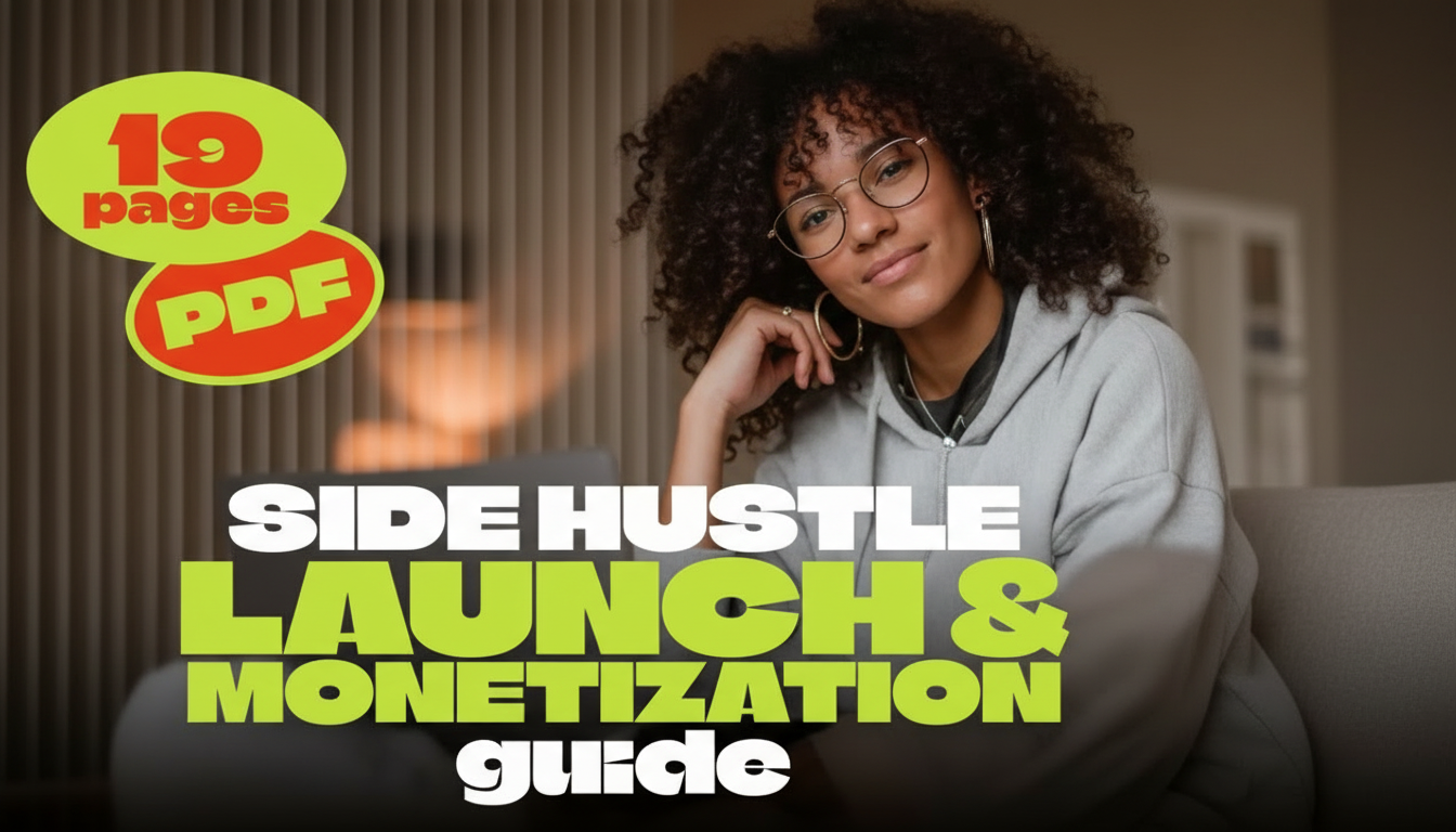Low-Risk Side Hustle Launch: MVP to First Customers