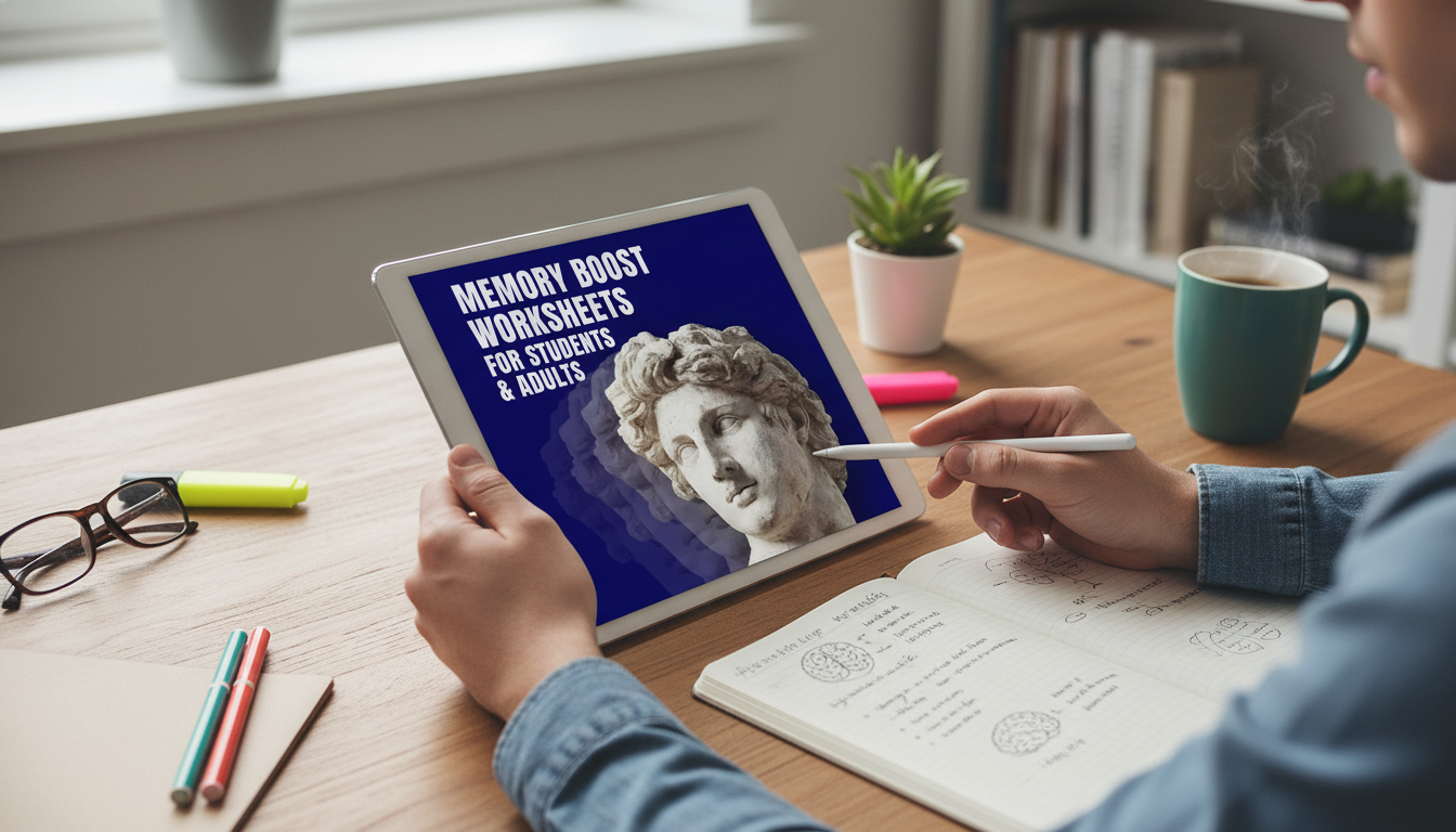 Memory Boost Worksheets: 15-Min Brain Training Plan