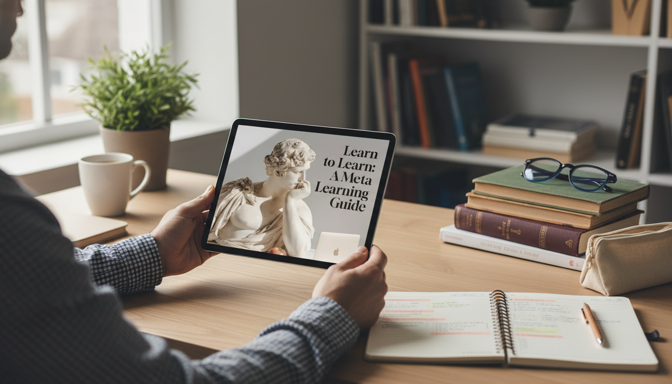 Meta-Learning for Studying Smarter: A Weekly Loop