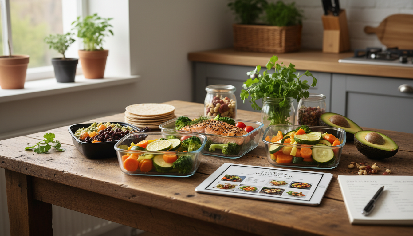 Simple Healthy Meal Planning: 1-Week or 1-Month Recipes
