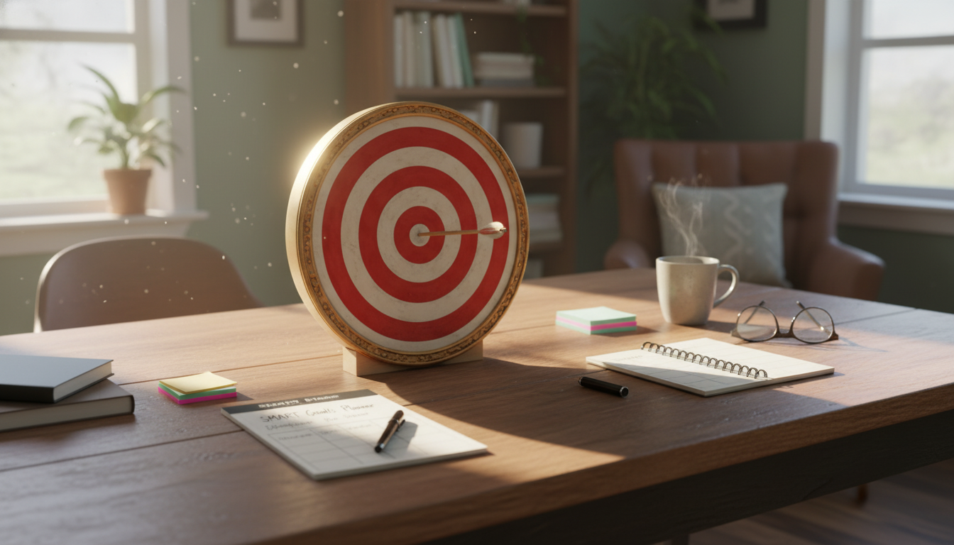 SMART Goals Planner: Weekly Actions & Review for Results