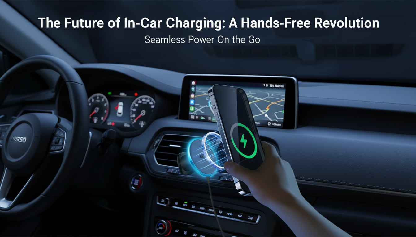 15W Magnetic Wireless Car Charger Mount for iPhone 16–13