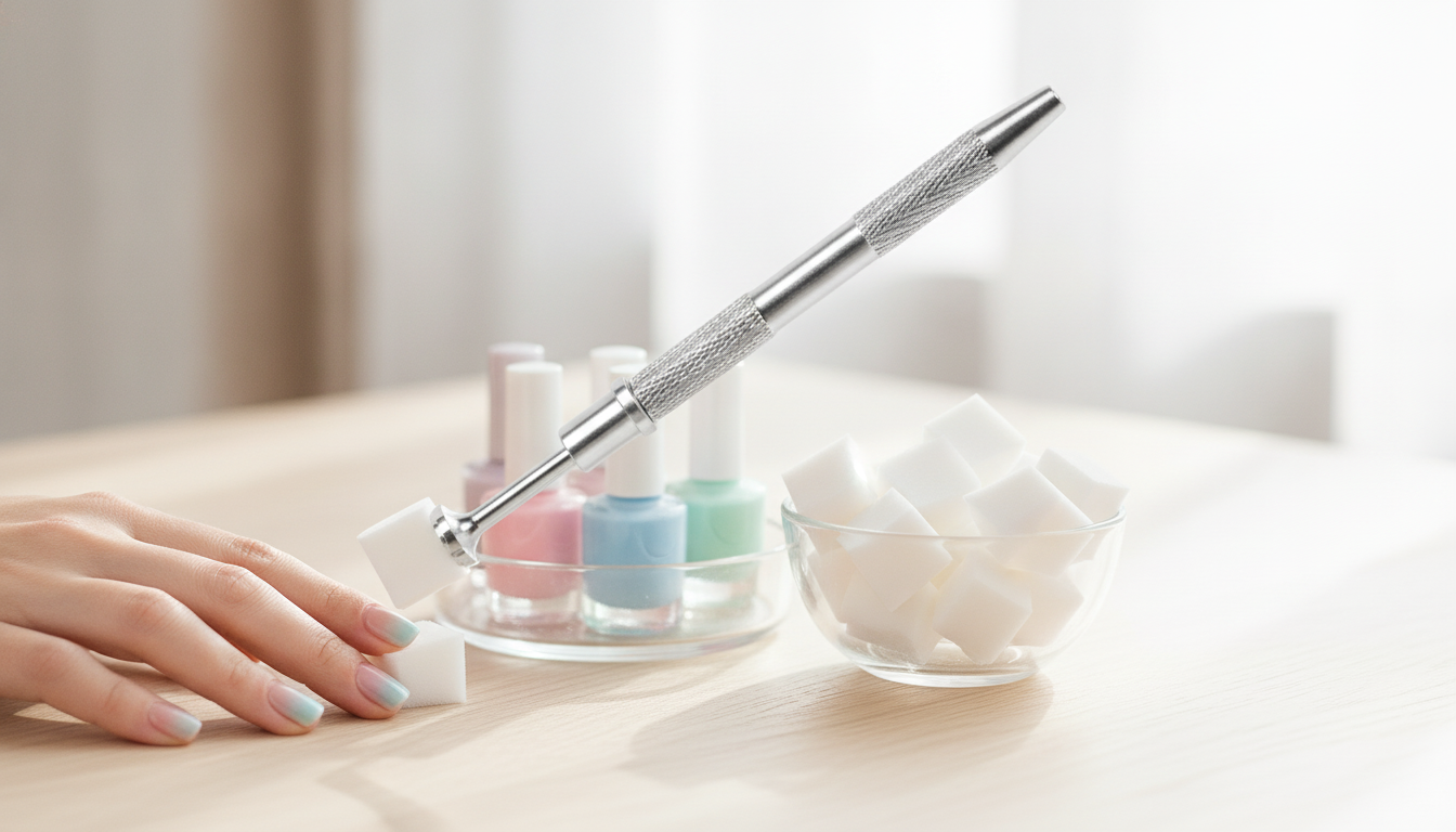 Square Nail Sponge & Grab Pen Kit for Ombré Fades