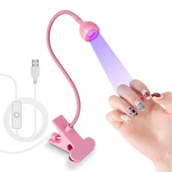 3W Gooseneck LED Nail Lamp for Spot Curing Gel Nails